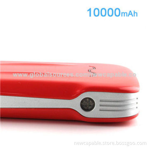 Racing car style power bank with 10,000mAh and dual USB output